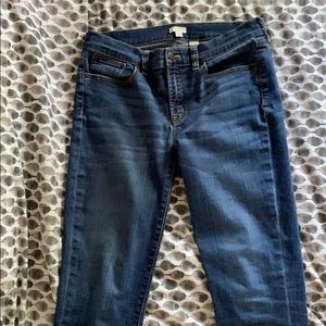 J Crew mid-rise skinny jeans